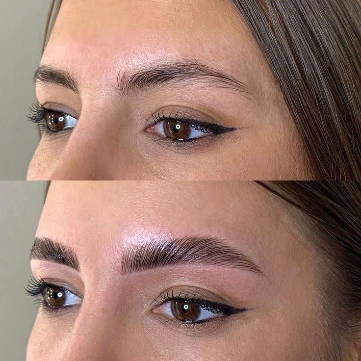 Exemplo de Brow Lamination